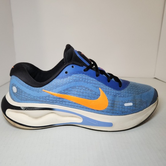 Nike Journey Running Shoes Men's Size 10 Blue Orange Running Training FN0228-400 - Picture 2 of 12